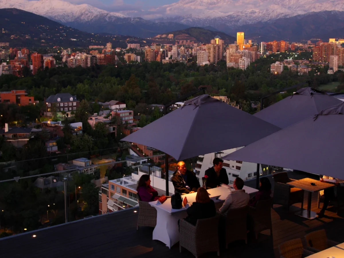 Terraza Hotel W en Santiago