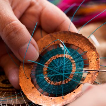 Artesanía tejido en crin de Rari, Valle del Maule