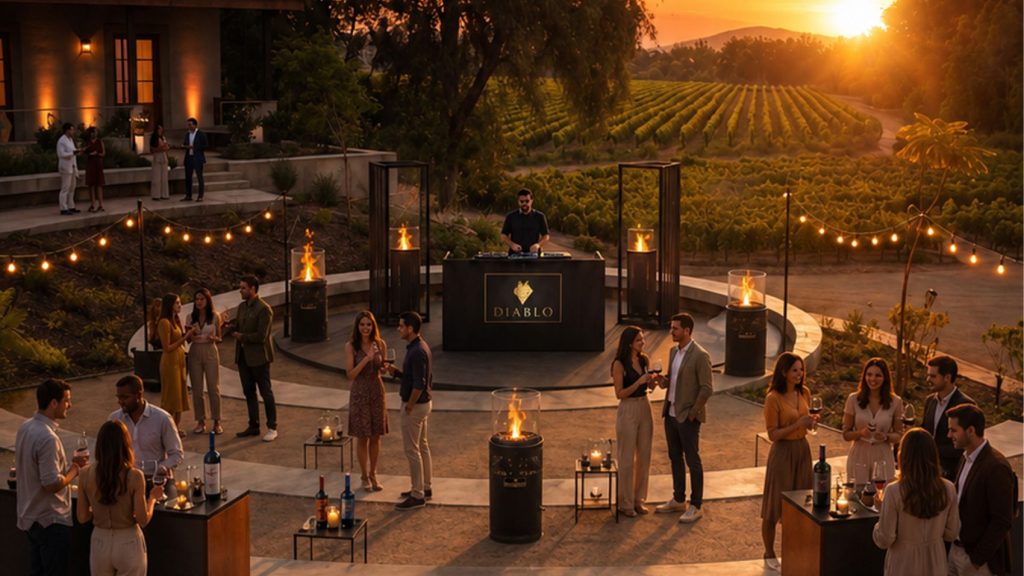 Diablo Wine Sunset