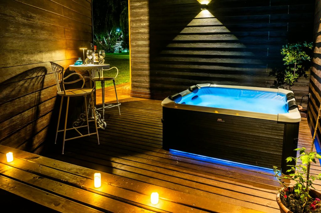 Hot tub de Casa Maqui para disfrutar del descanso